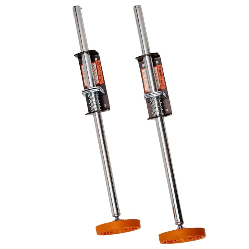 Xtenda-LegÂ® Ladder Leveler - Rubber Feet, Perfect for Extension Ladders, Stabilizer Attachments for Safe Use - Stable Platform for Uneven Ground - Easy Installation - OSHA Approved - 1 Pair - Image 1